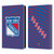 NHL New York Rangers Net Pattern Leather Book Wallet Case Cover For Amazon Kindle Paperwhite 5 (2021)