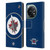 NHL Winnipeg Jets Oversized Leather Book Wallet Case Cover For OnePlus 11 5G