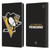NHL Pittsburgh Penguins Plain Leather Book Wallet Case Cover For Amazon Fire 7 2022