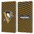 NHL Pittsburgh Penguins Net Pattern Leather Book Wallet Case Cover For Amazon Fire Max 11 2023