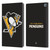 NHL Pittsburgh Penguins Plain Leather Book Wallet Case Cover For Amazon Fire HD 10 / Plus 2021