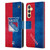 NHL New York Rangers Half Distressed Leather Book Wallet Case Cover For Samsung Galaxy S23 FE 5G