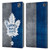 NHL Toronto Maple Leafs Half Distressed Leather Book Wallet Case Cover For Amazon Fire Max 11 2023