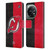 NHL New Jersey Devils Half Distressed Leather Book Wallet Case Cover For OnePlus 11 5G