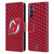 NHL New Jersey Devils Net Pattern Leather Book Wallet Case Cover For Samsung Galaxy A15