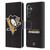 NHL Pittsburgh Penguins Plain Leather Book Wallet Case Cover For Samsung Galaxy A25 5G