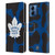 NHL Toronto Maple Leafs Cow Pattern Leather Book Wallet Case Cover For Motorola Moto G14