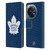 NHL Toronto Maple Leafs Net Pattern Leather Book Wallet Case Cover For OnePlus 11 5G