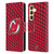 NHL New Jersey Devils Net Pattern Leather Book Wallet Case Cover For Samsung Galaxy S24 5G