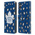 NHL Toronto Maple Leafs Leopard Patten Leather Book Wallet Case Cover For Samsung Galaxy A05