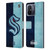NHL Seattle Kraken Half Distressed Leather Book Wallet Case Cover For Xiaomi Redmi 12C