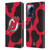 NHL New Jersey Devils Cow Pattern Leather Book Wallet Case Cover For Xiaomi 13 Lite 5G