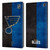 NHL St Louis Blues Half Distressed Leather Book Wallet Case Cover For Amazon Fire Max 11 2023