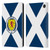 Scotland National Football Team Logo 2 Scotland Flag Leather Book Wallet Case Cover For Amazon Fire 7 2022