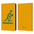 Australia National Rugby Union Team Crest Plain Yellow Leather Book Wallet Case Cover For Amazon Kindle Paperwhite 5 (2021)