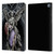 Sarah Richter Gothic Stone Angel With Skull Leather Book Wallet Case Cover For Amazon Fire HD 10 / Plus 2021