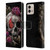 Sarah Richter Skulls Butterfly And Flowers Leather Book Wallet Case Cover For Motorola Moto G Stylus 5G 2023