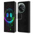Wumples Cosmic Arts Drip Smiley Leather Book Wallet Case Cover For OnePlus 11 5G