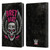 WWE Bret Hart Hitman Skull Leather Book Wallet Case Cover For Amazon Fire 7 2022