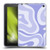 Kierkegaard Design Studio Art Modern Liquid Swirl Purple Soft Gel Case for Amazon Fire 7 2022