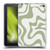 Kierkegaard Design Studio Art Retro Liquid Swirl Sage Green Soft Gel Case for Amazon Fire 7 2022