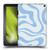 Kierkegaard Design Studio Art Blue Abstract Swirl Pattern Soft Gel Case for Amazon Fire HD 8/Fire HD 8 Plus 2020