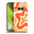 Kierkegaard Design Studio Retro Abstract Patterns Tangerine Orange Tone Soft Gel Case for Nothing Phone (2a)