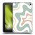 Kierkegaard Design Studio Retro Abstract Patterns Celadon Sage Swirl Soft Gel Case for Amazon Fire 7 2022