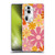 Kierkegaard Design Studio Retro Abstract Patterns Pink Orange Thulian Flowers Soft Gel Case for OPPO Reno11 Pro
