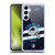 NFL Carolina Panthers Logo Art Helmet Distressed Soft Gel Case for Samsung Galaxy A55 5G