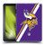 NFL Minnesota Vikings Logo Stripes Soft Gel Case for Amazon Fire HD 8/Fire HD 8 Plus 2020
