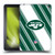 NFL New York Jets Artwork Stripes Soft Gel Case for Amazon Fire HD 8/Fire HD 8 Plus 2020