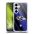 NFL Baltimore Ravens Artwork Stripes Soft Gel Case for Samsung Galaxy S24 5G