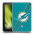 NFL Miami Dolphins Logo Stripes Soft Gel Case for Amazon Fire 7 2022