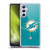 NFL Miami Dolphins Logo Plain Soft Gel Case for Samsung Galaxy M54 5G