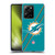 NFL Miami Dolphins Logo Stripes Soft Gel Case for Xiaomi Redmi Note 12 Pro 5G