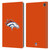 NFL Denver Broncos Logo Plain Leather Book Wallet Case Cover For Amazon Fire Max 11 2023