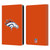 NFL Denver Broncos Logo Plain Leather Book Wallet Case Cover For Amazon Kindle Paperwhite 5 (2021)