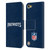 NFL New England Patriots Logo Distressed Look Leather Book Wallet Case Cover For Apple iPod Touch 5G 5th Gen