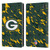 NFL Green Bay Packers Logo Camou Leather Book Wallet Case Cover For Amazon Fire 7 2022