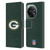 NFL Green Bay Packers Logo Plain Leather Book Wallet Case Cover For OnePlus 11 5G