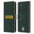 NFL Green Bay Packers Logo Distressed Look Leather Book Wallet Case Cover For Samsung Galaxy A24 4G / M34 5G