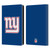 NFL New York Giants Logo Plain Leather Book Wallet Case Cover For Amazon Kindle Paperwhite 5 (2021)