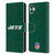 NFL New York Jets Logo Distressed Look Leather Book Wallet Case Cover For Samsung Galaxy M04 5G / A04e