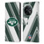 NFL New York Jets Artwork Stripes Leather Book Wallet Case Cover For OnePlus 11 5G