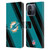 NFL Miami Dolphins Artwork Stripes Leather Book Wallet Case Cover For Xiaomi Redmi 12C