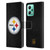 NFL Pittsburgh Steelers Logo Football Leather Book Wallet Case Cover For Xiaomi Redmi Note 12 5G