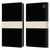 Kierkegaard Design Studio Art Stripe Minimalist Black Cream Leather Book Wallet Case Cover For Amazon Fire 7 2022