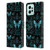 Episodic Drawing Art Butterfly Pattern Leather Book Wallet Case Cover For Xiaomi Redmi 12