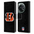 NFL Cincinnati Bengals Logo Plain Leather Book Wallet Case Cover For OnePlus 11 5G